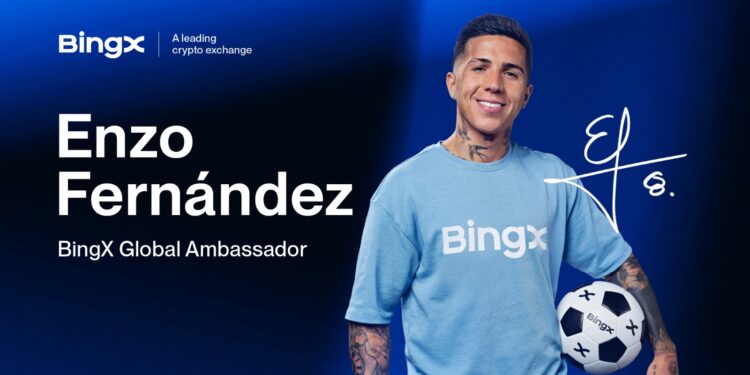 BingX Appoints World Cup Winner Enzo Fernández as Global Ambassador Ahead of FIFA 2026