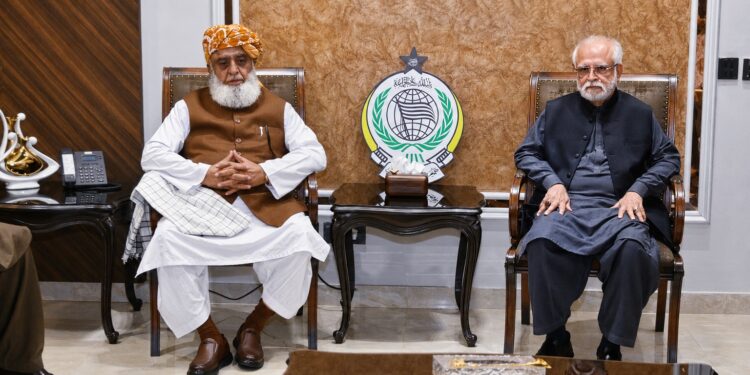 Opposition Leaders Meet Fazlur Rehman as Inflation and Political Crisis Deepen
