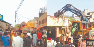 Red Crescent Land in Orangi Town Cleared After 40-Year Encroachment Crackdown