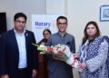 District Governor Elect Shahzad Sabir Attends Rotary Club of Karachi Elite Governor Visit