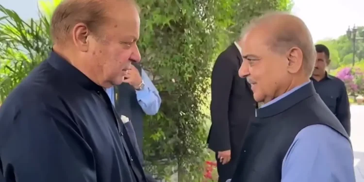 PM Shehbaz Briefs Nawaz Sharif on Middle East Situation, Pakistan’s Peace Efforts