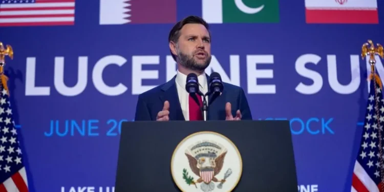 US Vice-President JD Vance at nuclear negotiations while Iran denies agreement on inspectors