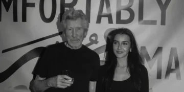 Roger Waters and Mona Miari performing a reimagined version of Comfortably Numb
