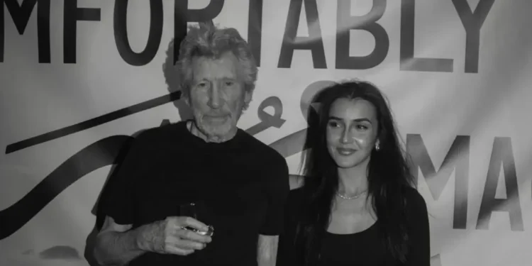 Roger Waters and Mona Miari performing a reimagined version of Comfortably Numb