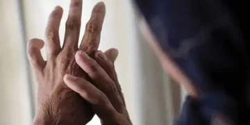 Dr Mahnoor Nasar undergoing treatment at a hospital in Karachi