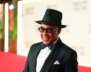 American actor Giancarlo Esposito during a production project in Saudi Arabia