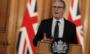 Keir Starmer during a public appearance amid speculation over political leadership changes