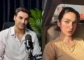 Pakistani actors Mamya Shajaffar and Arslan Butt after reaching an amicable settlement.