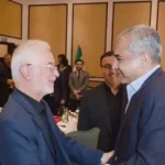 Interior Minister Mohsin Naqvi meeting Iranian Interior Minister Eskandar Momeni in Islamabad.