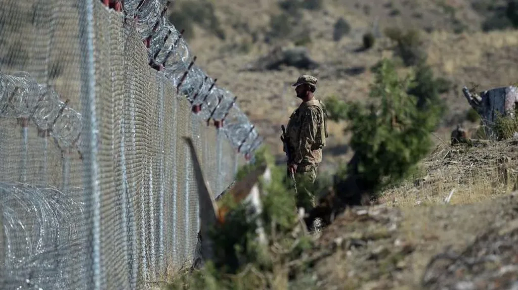 Smoke rises near the Pakistan-Afghanistan border after reported airstrikes and military operations targeting militant hideouts.