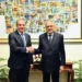 Pakistani Foreign Minister Ishaq Dar preparing to attend R-4 foreign ministers meeting with Egypt, Saudi Arabia, and Türkiye in Cairo.
