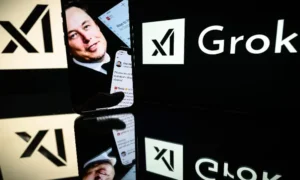 AI data centre and military command interface representing Grok AI and defence systems