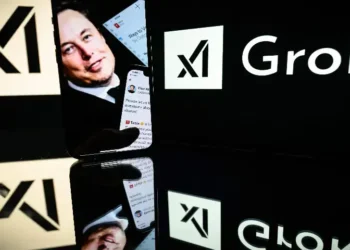 AI data centre and military command interface representing Grok AI and defence systems