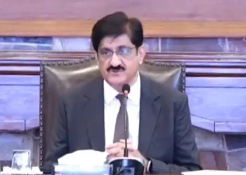 Murad Ali Shah chairing Sindh cabinet meeting during budget approval
