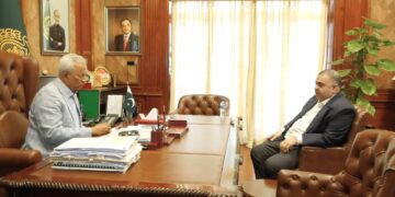 Syed Nuhal Hashmi Meets Fahd Haroon on Digitalization Drive
