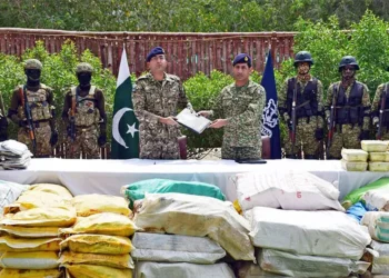 Large narcotics consignment seized during joint counter-smuggling operation off Gwadar coast.