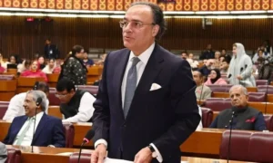 National Assembly session during budget approval debate in Islamabad