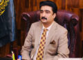 Sindh minister Syed Zulfiqar Ali Shah speaking about Karachi politics and rejecting Jamaat-e-Islami claims during press remarks.