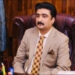 Sindh minister Syed Zulfiqar Ali Shah speaking about Karachi politics and rejecting Jamaat-e-Islami claims during press remarks.