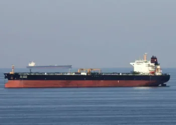 Large oil tankers operating near the Strait of Hormuz amid rising freight costs.