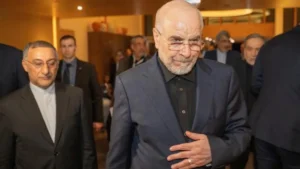 Officials from the United States and Iran attending direct talks in Switzerland.