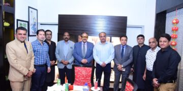Farewell Dinner Held in Honour of Lt. Col. Kamran at PC Hotel Karachi