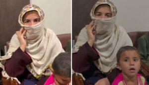 Police officers conducting raid in Bara Tehsil, Khyber District, rescuing a French woman from alleged domestic abuse case