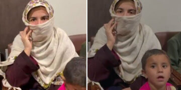 Police officers conducting raid in Bara Tehsil, Khyber District, rescuing a French woman from alleged domestic abuse case
