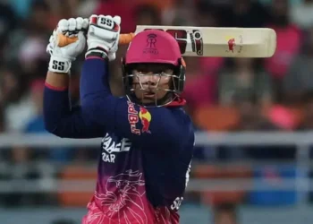 Vaibhav Sooryavanshi celebrates his selection in India's T20I squad.
Photo File
