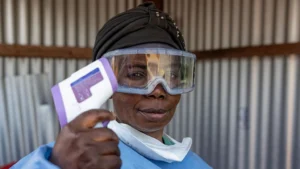 Public health response measures in DR Congo amid expanding Ebola restrictions.