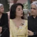 Sarwat Gilani, Omair Rana and Naveen Naqvi speaking during a discussion about grief and loss.