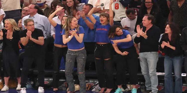 Taylor Swift watches Knicks historic NBA Finals comeback as New York moves closer to championship