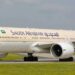 Aircraft on airport runway representing expanded air transport cooperation between Saudi Arabia and Pakistan.