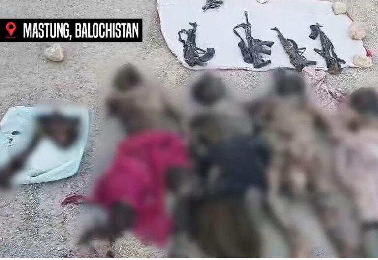 Pakistan security personnel during intelligence-led operation in Balochistan