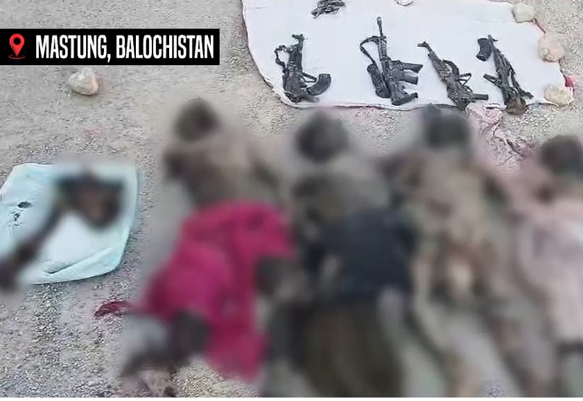 Pakistan security personnel during intelligence-led operation in Balochistan