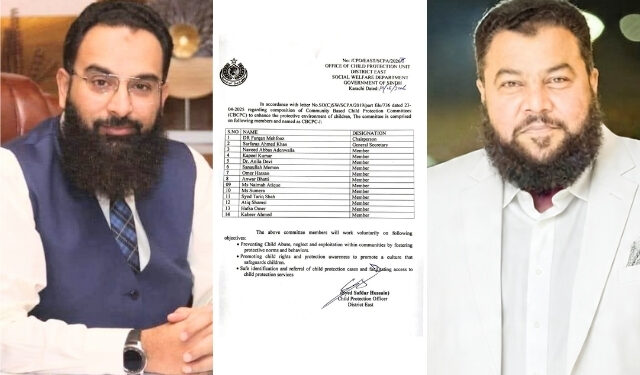 Sindh Government Forms Child Protection Committee in District East Karachi