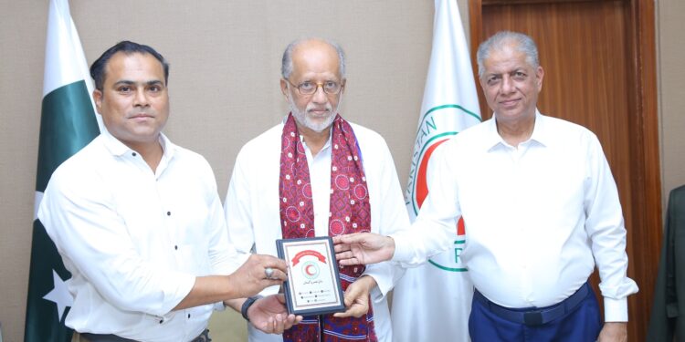 Hafeezuddin visits PRCS Sindh headquarters, praises humanitarian service efforts