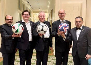 Pakistan Showcases Sialkot Balls at FIFA Houston Gala