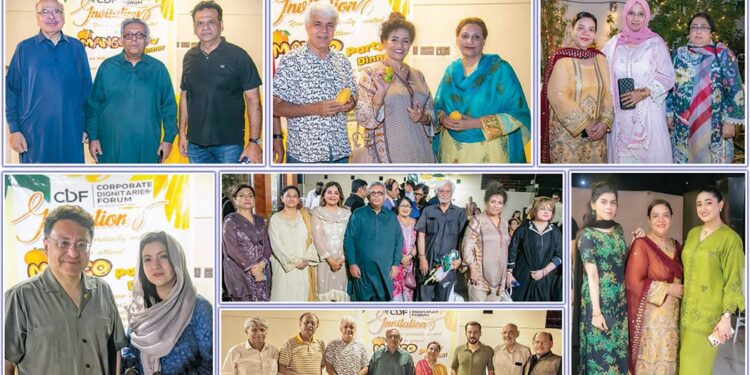 Corporate Dignitaries Forum Hosts Mango Party Networking Event in Karachi