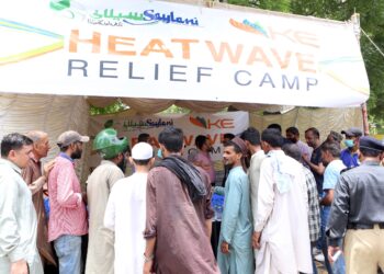 Saylani Welfare Trust Organises Heatwave Relief Camps With K-Electric Support Across Karachi