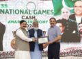 Congratulations to Ghulam Muhammad Khan on receiving the Sports Award from Commissioner Karachi,