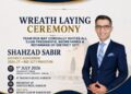 Rotary District 3271 Announces Wreath Laying Ceremony in Karachi