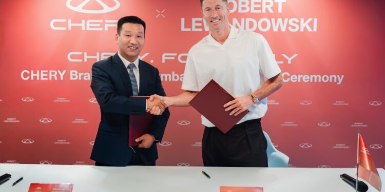 Robert Lewandowski Named Chery Global Ambassador in Major Brand Expansion Move