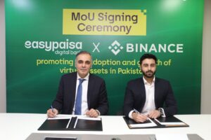 easypaisa and Binance signing MoU for fintech growth in Pakistan
