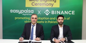 easypaisa and Binance signing MoU for fintech growth in Pakistan