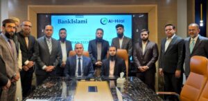 BankIslami and Al-Hilal Shariah Advisors signing technical services agreement in Karachi
