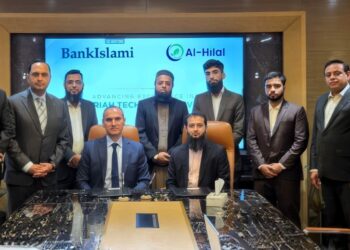 BankIslami and Al-Hilal Shariah Advisors signing technical services agreement in Karachi