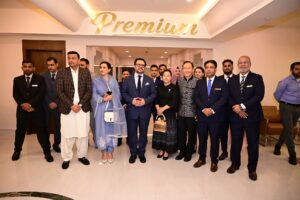 Hotel Mehran Karachi Premium Floor inauguration with DG MoFA and diplomats