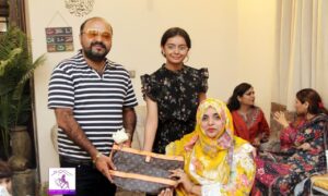 Sakan-e-Sheza Trust women empowerment AGM event in Karachi with leaders and participants on stage