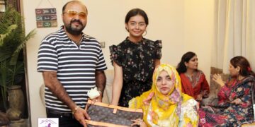 Sakan-e-Sheza Trust women empowerment AGM event in Karachi with leaders and participants on stage
